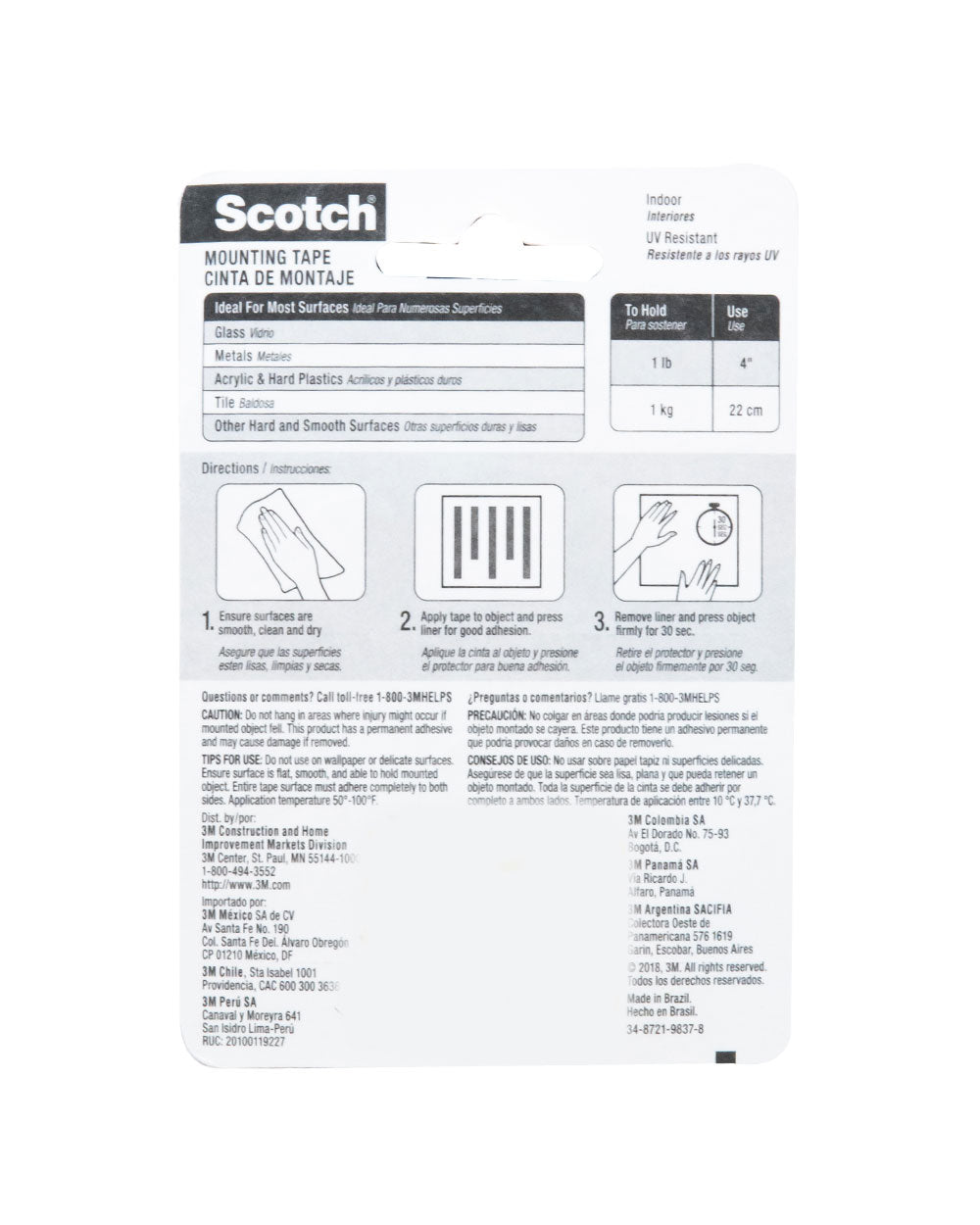 Scotch Clear Mounting Tape