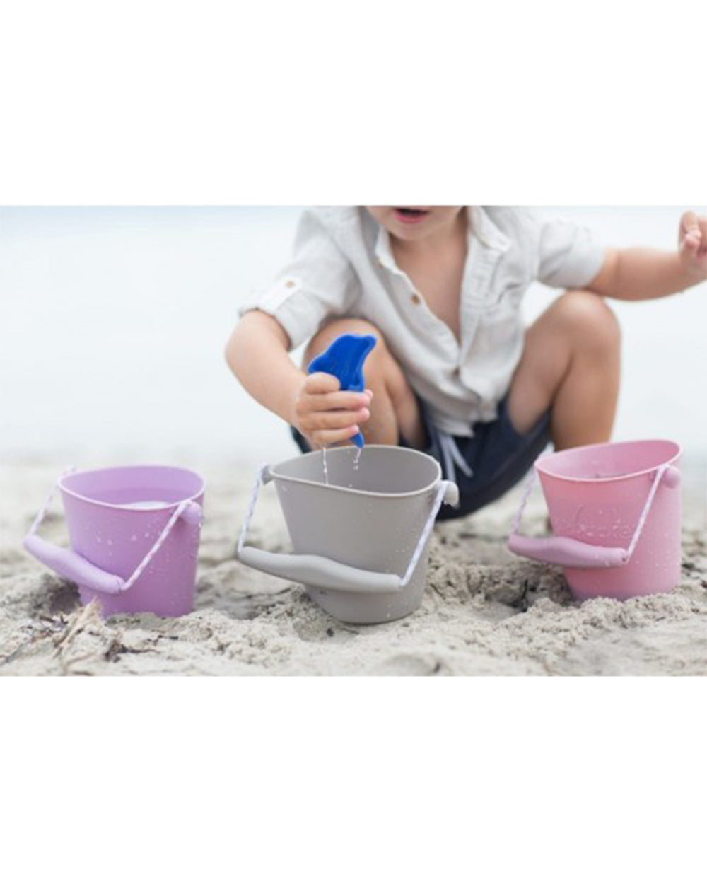 Scrunch Beach Bucket Dusty Rose