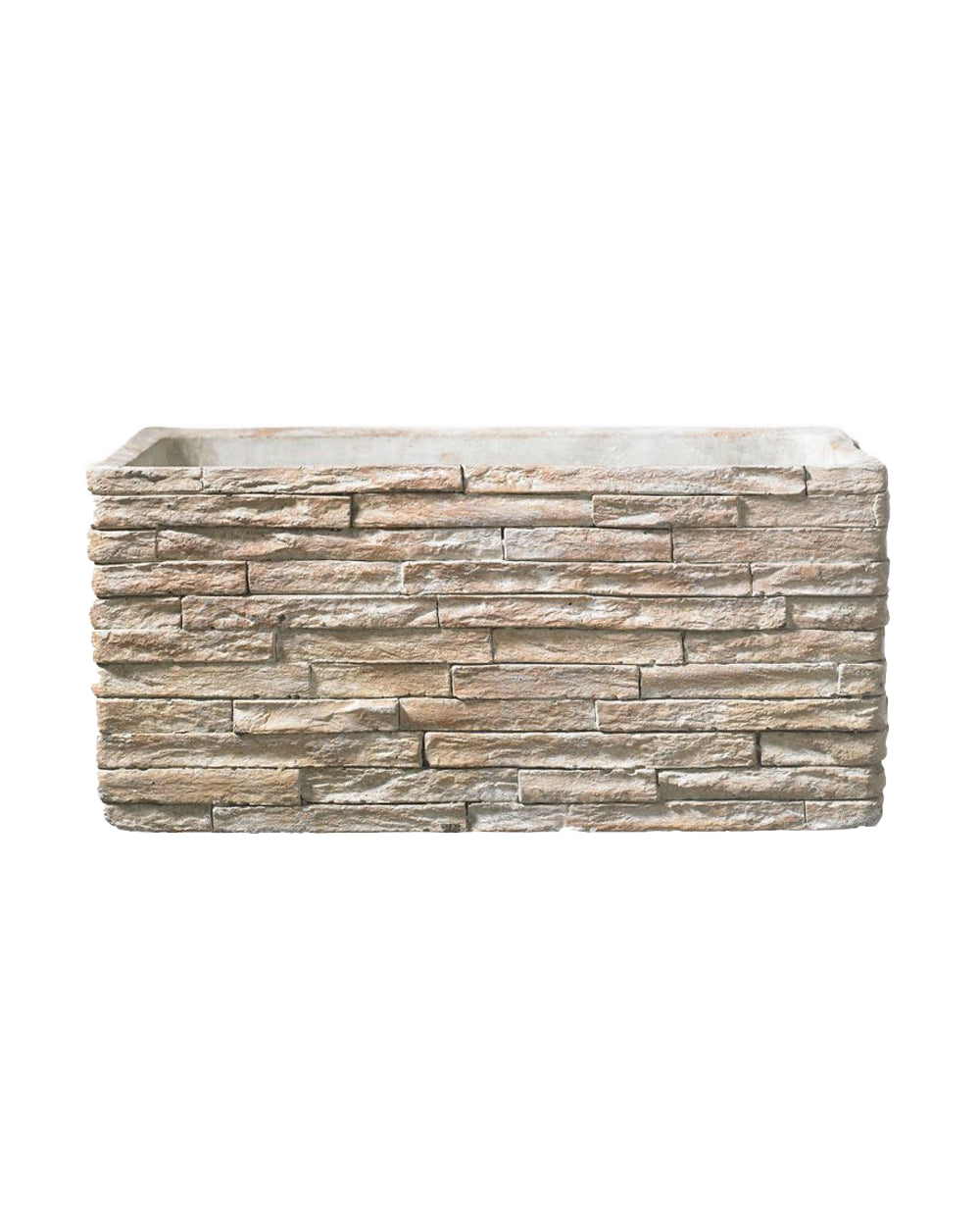SK Latina Stone Rectangle Flower Pot 25cm Sabbia
