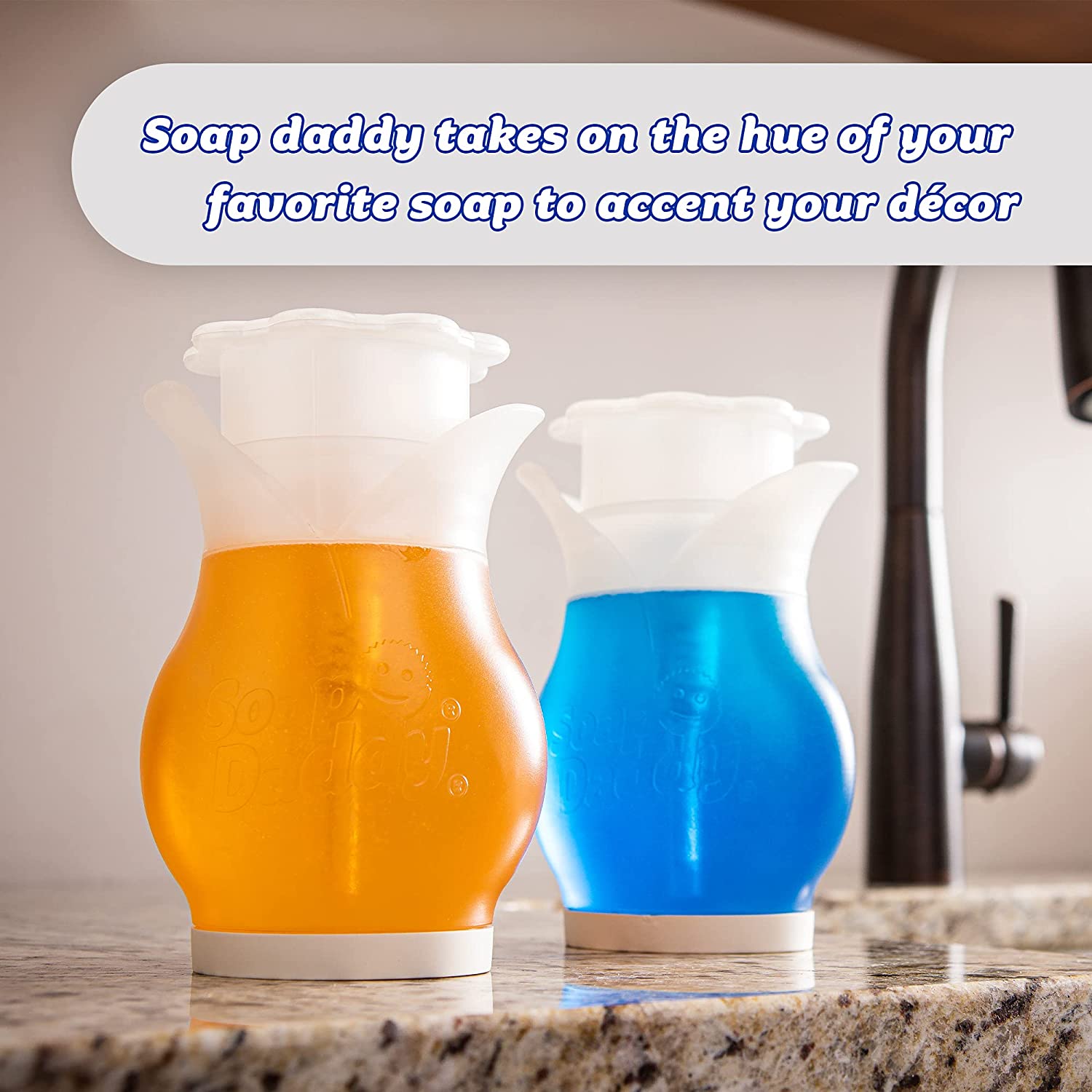Scrub Daddy Soap Daddy Dual Action Soap Dispenser White