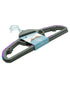 Whitmor Easy Slide Sure Grip Hangers Set of 5 Pieces