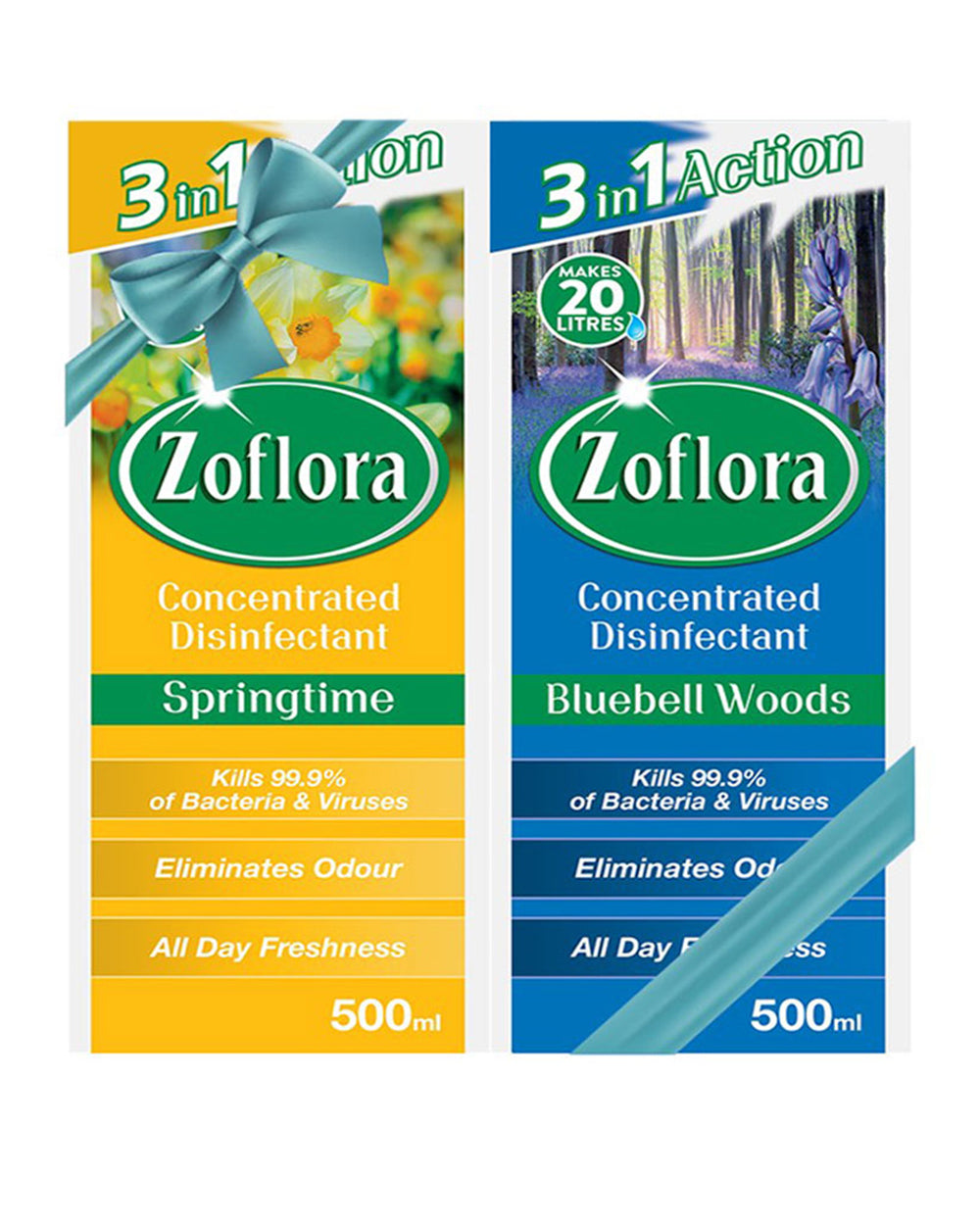 Zoflora 500ML Springtime & Blue Bell Combo Pack