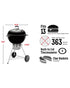 Weber Master Touch Charcoal Grill 22 inch Spring Ivory