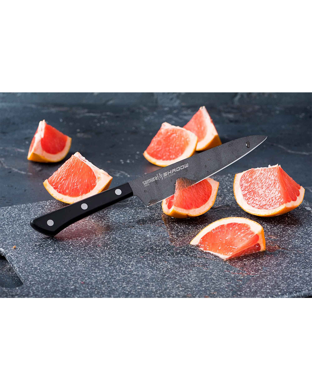 Samura Shadow Slicing Knife with Black Non Stick Coating 7.7 inch