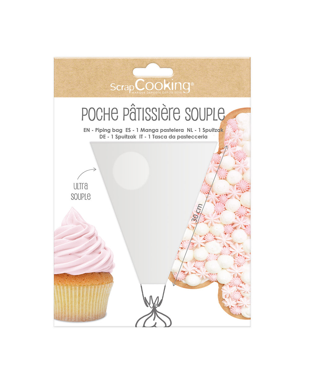Scrapcooking 35cm Reusable Piping Bag