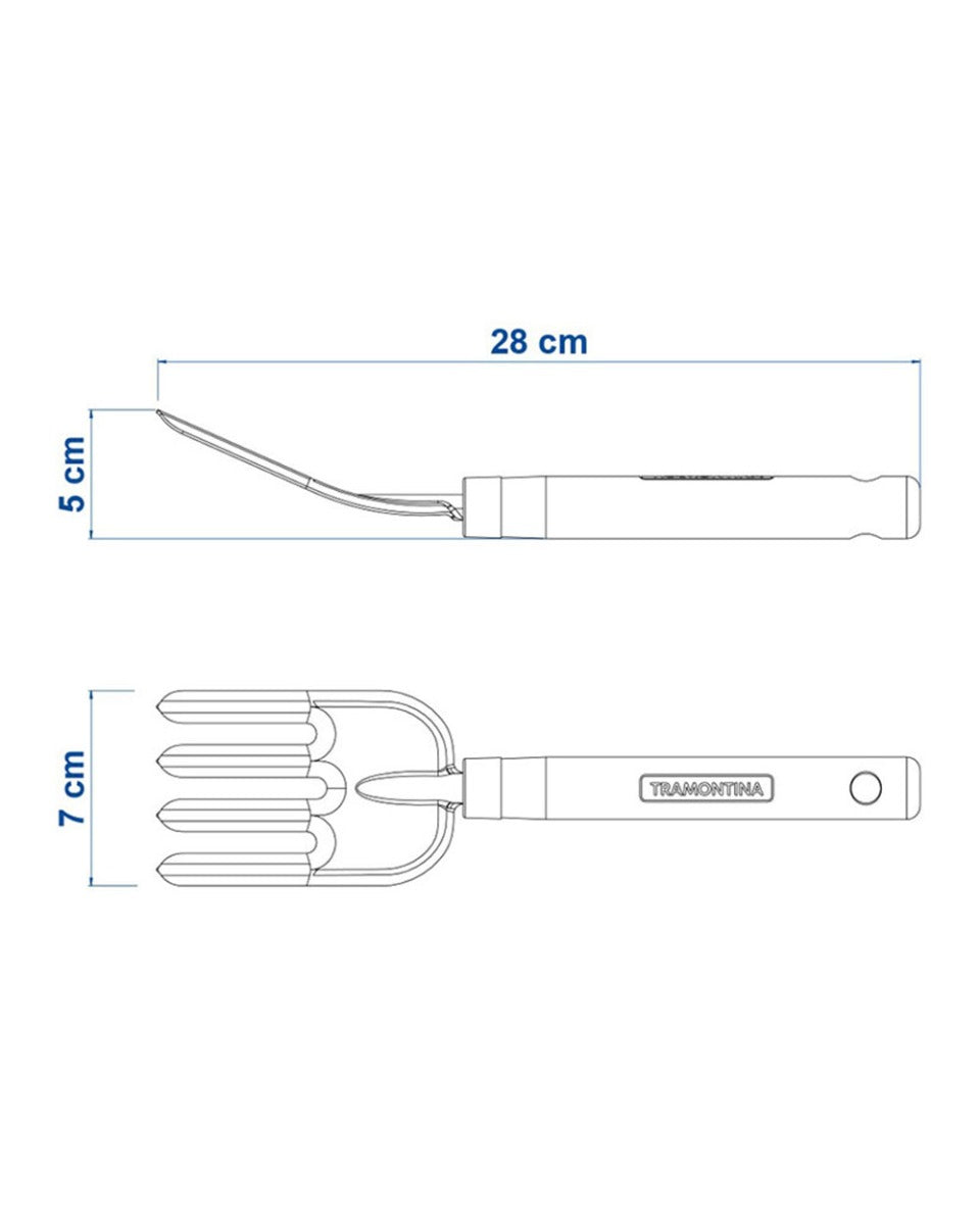 Tramontina Hand Garden Fork 4 teeth with Wood Handle