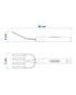 Tramontina Hand Garden Fork 4 teeth with Wood Handle