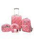 Travelers Club 5 Pieces Kids Luggage Set with 360Â° 4 Wheel Spinner System Unicorn