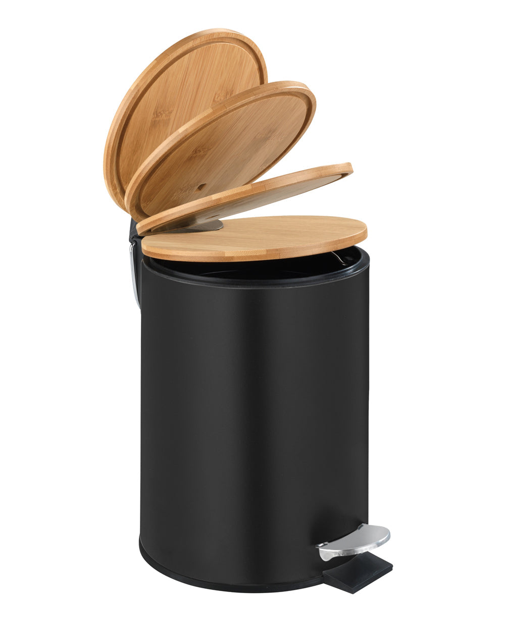 Wenko Pedal Bin Tortona Black Matt 3L