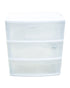 Sterilite 3 Drawer Wide Cart