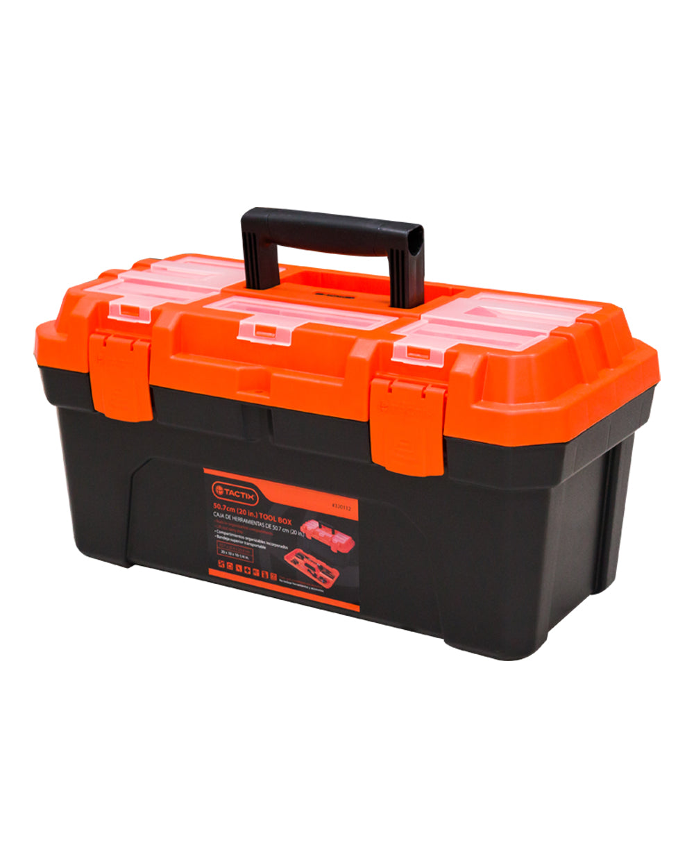 Tactix 50.7cm Plastic Tool Box