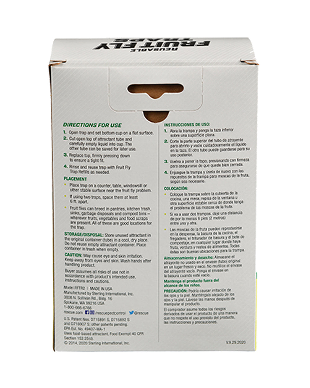 Rescue Reusable Fruit Fly Trap