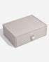 Stackers Classic Deep 3 Compartment Drawer Taupe