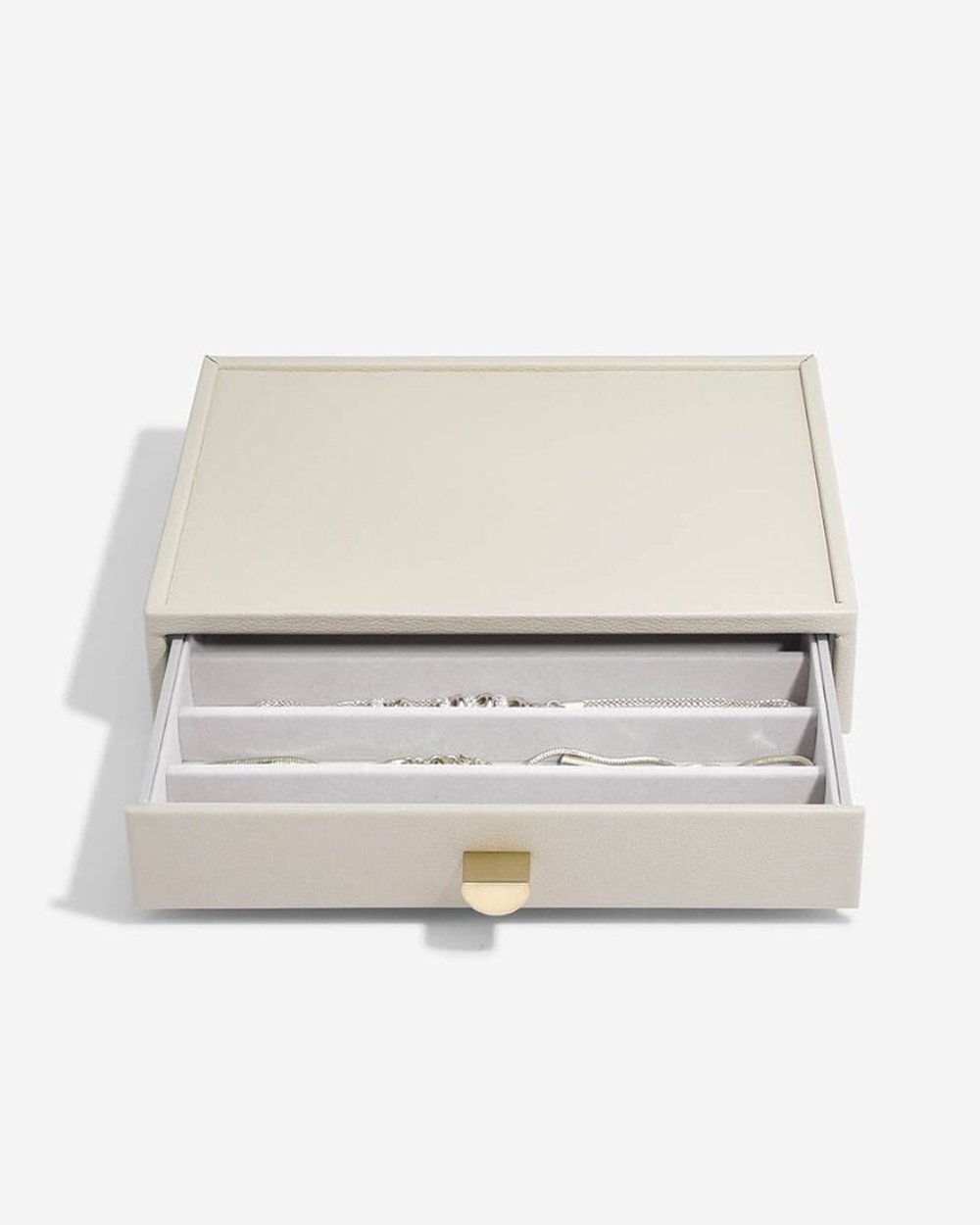 Stackers Classic Necklace Drawer Pebble Oatmeal