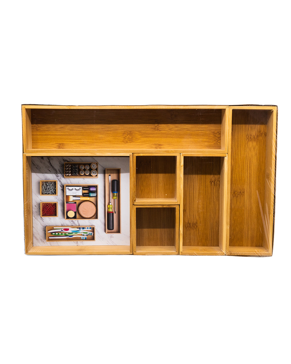 Whitmor Bamboo Drawer Organizers