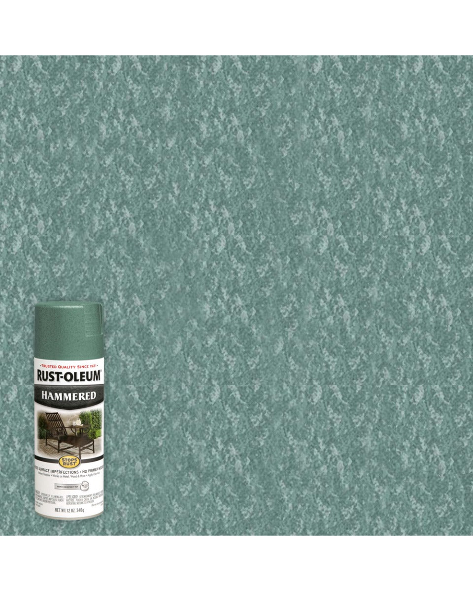 RustOleum Hammered Metal Finish Grey 12Oz