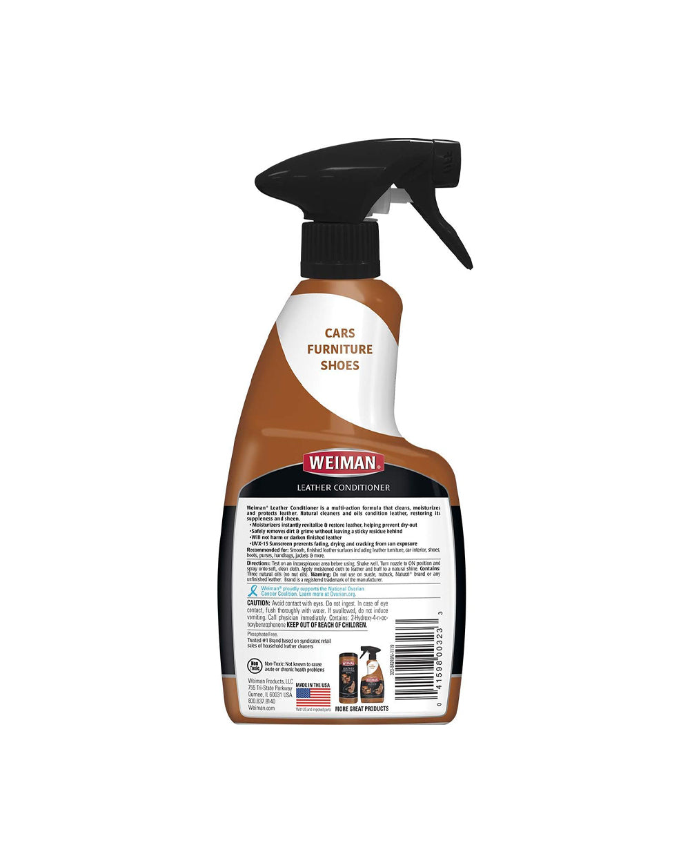 Weiman 470ML Leather Spray Leather Cleaner & Conditioner