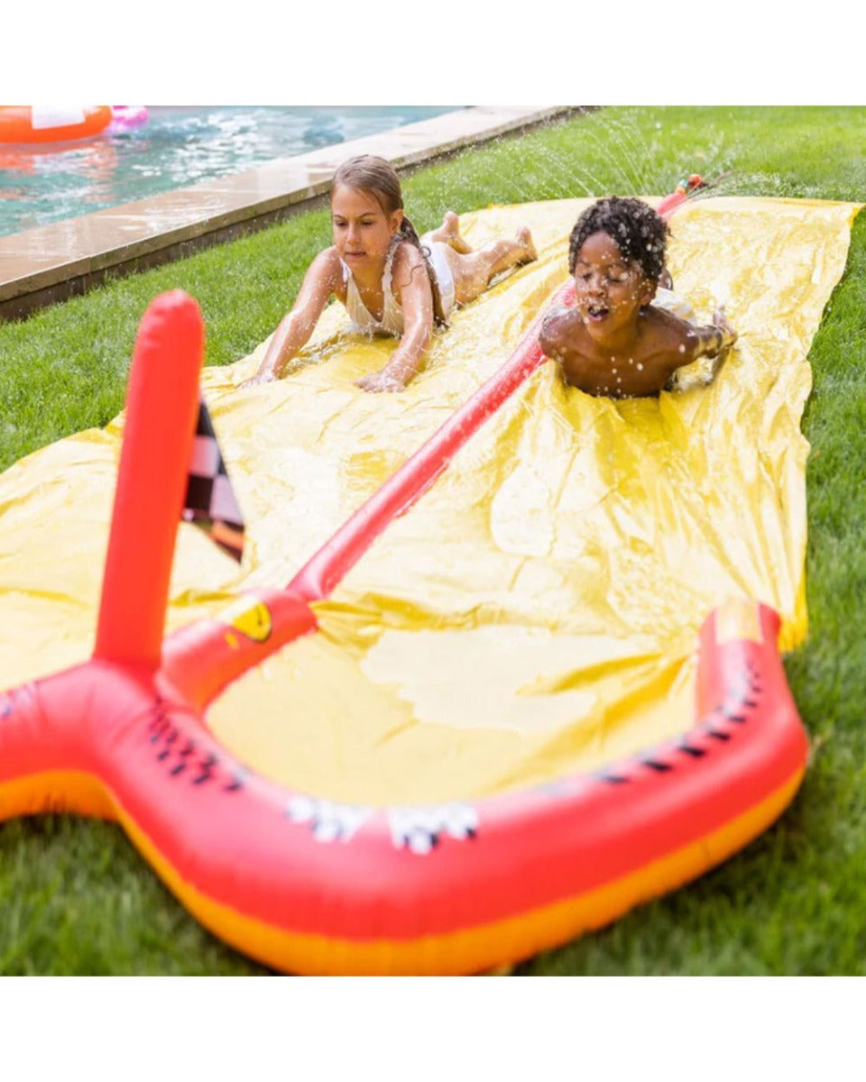 Swim Essentials Double Waterslide Racing Sprinkler