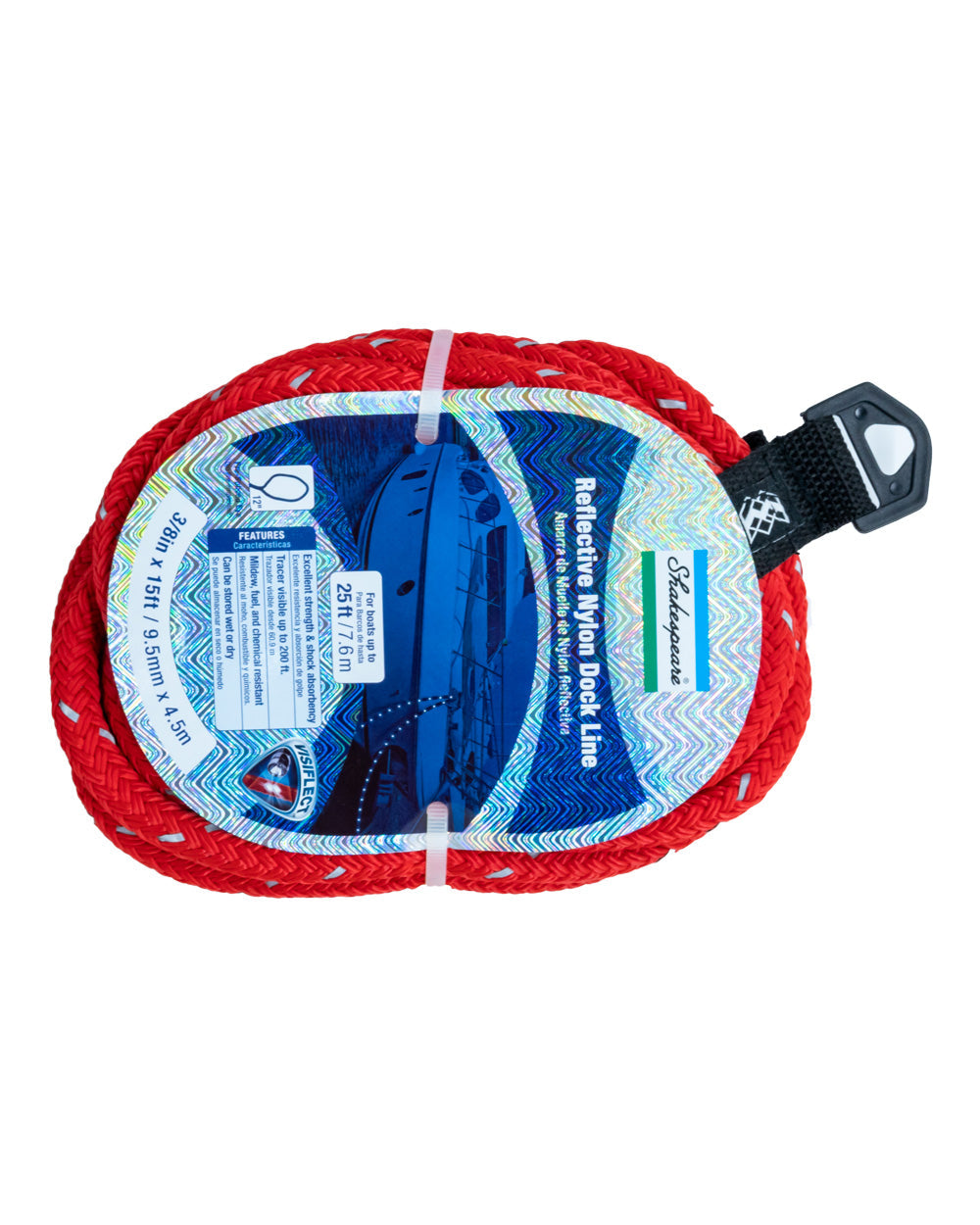 Wellington Cordage 3/8" ftx15' Red Dock Line