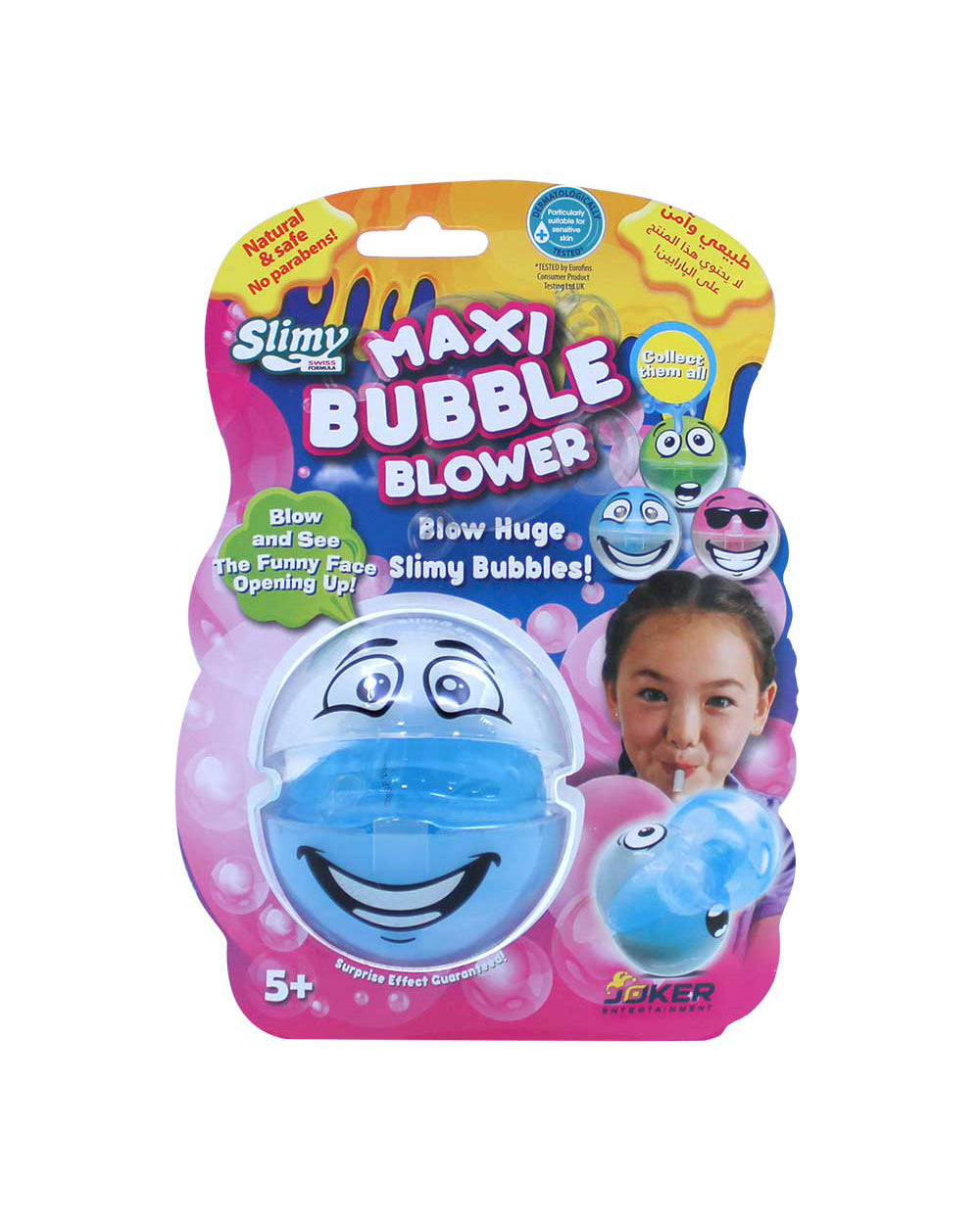Slimy Slimy Funny Maxi Bubble Blower On Blister Assorted 1 Piece