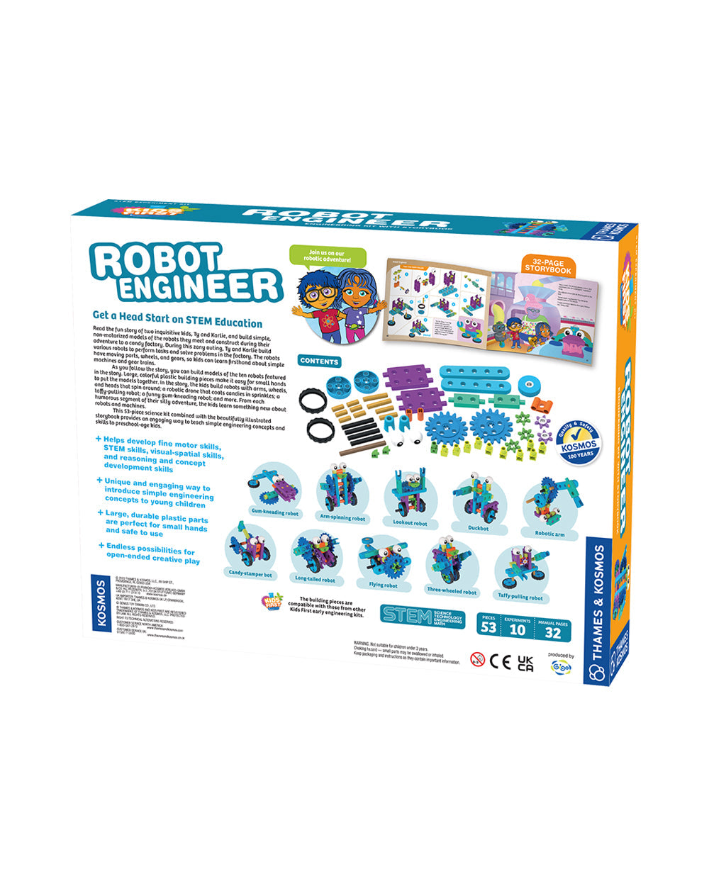 Thames & Kosmos Robot Engineer Engineer Kit with Story Book