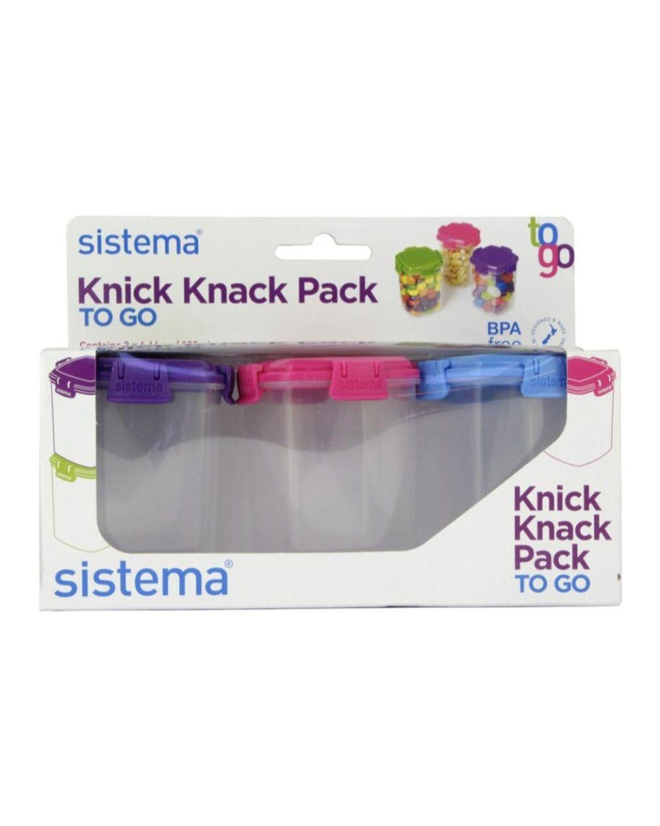Sistema Medium Knick Knack 3 Pack To Go 138ml