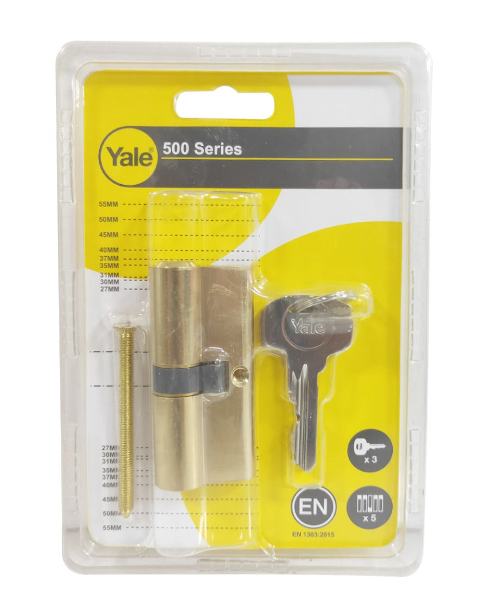 Yale Cylinder Brass Lock 70Mm