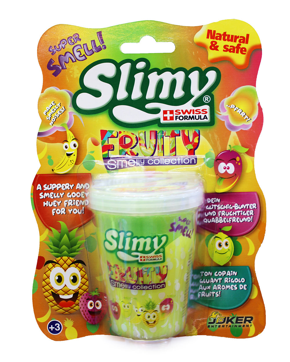 Slimy Fruity Smelly Natural Slime Assorted 1 piece 80 g