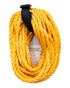 Wellington Cordage 3/8"x50' Yellow Poly Rope Twisted
