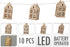 Homesmiths House 10XL Warm White Garland 150cm