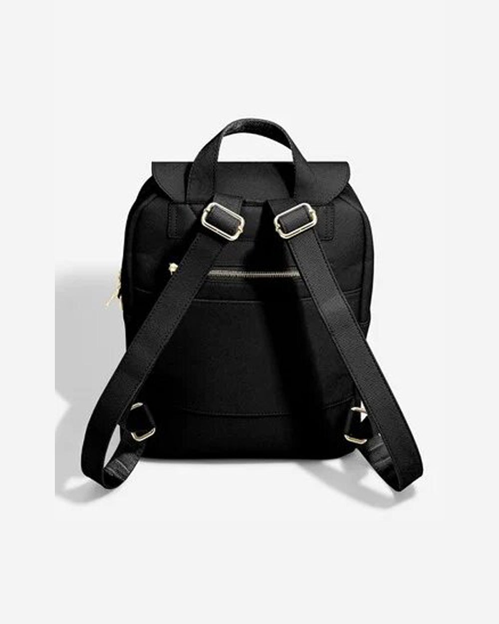 Stackers Backpack Black Saffiano