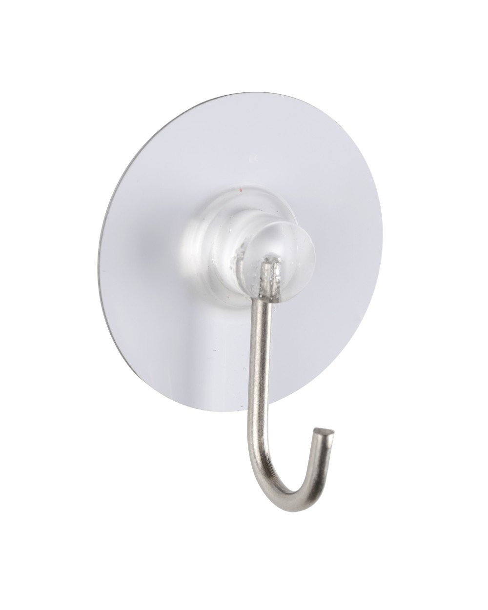 Wenko Static-Lock Nickel Hook White, 4 Pieces