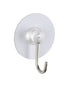Wenko Static-Lock Nickel Hook White, 4 Pieces