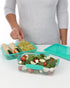 Sistema 1.8 litre Lunch Stack to Go Rectangle Teal