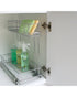 Tansel 2 Tier Detergent Pull Out with Slides (Bottom) W 200 x (Top) W 150 x H 430 x L 485 mm