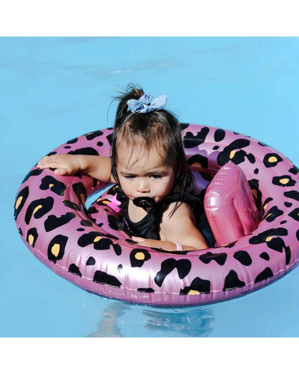 Swim Essentials Rose Gold Leopard printed Baby Swimseat 0-1 year