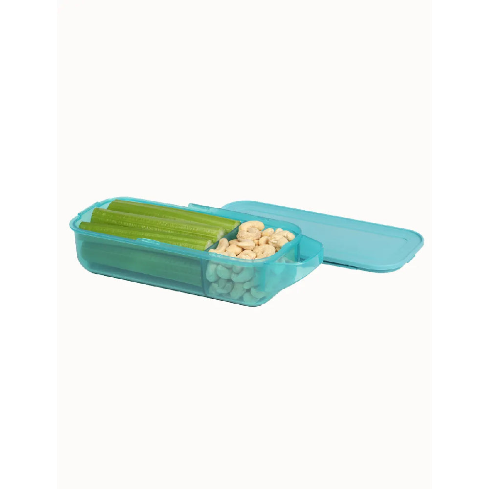 Sistema 445ML Slide and Snack Container Green
