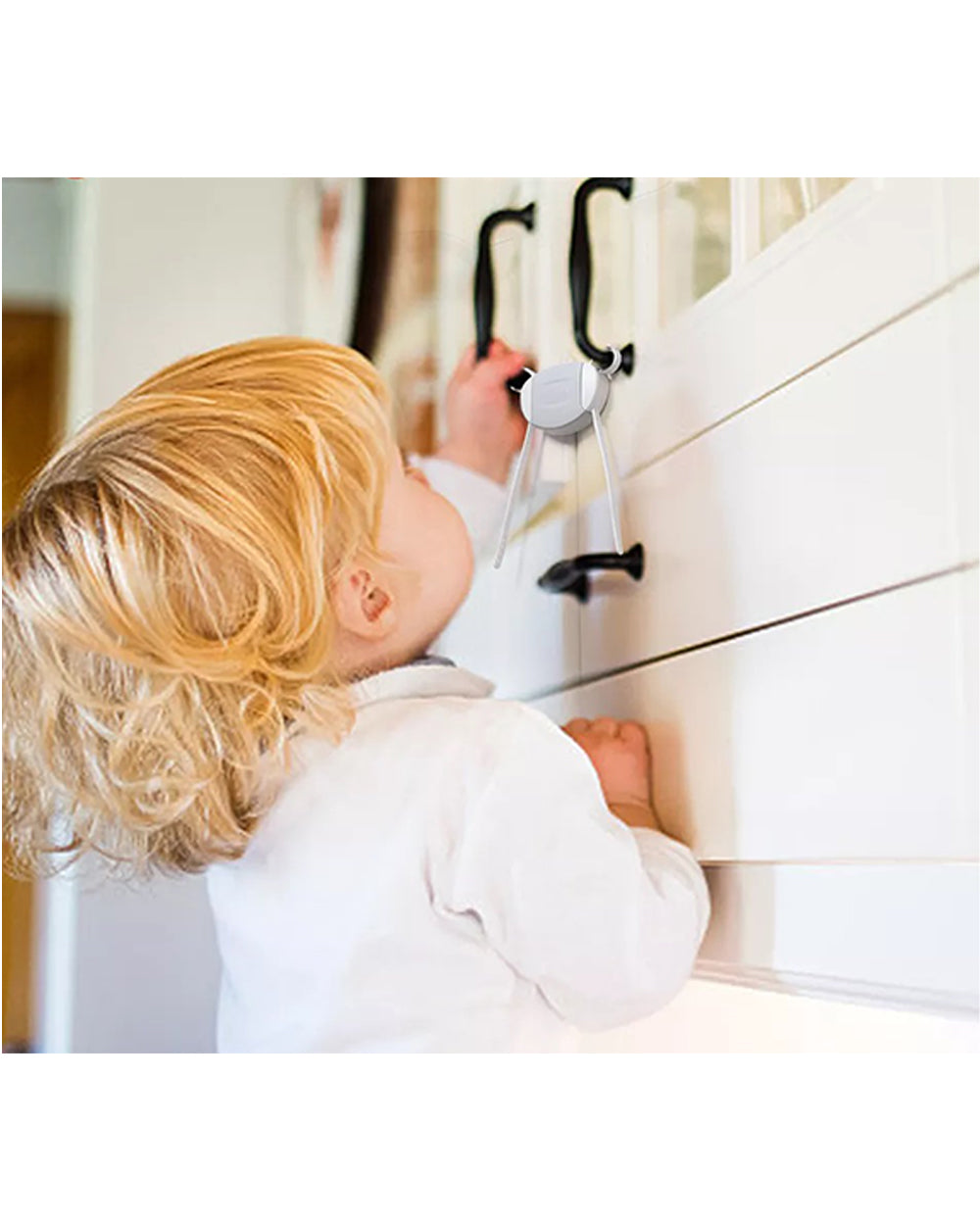 Vee Seven Baby Safety Invisible Button Cabinet Lock