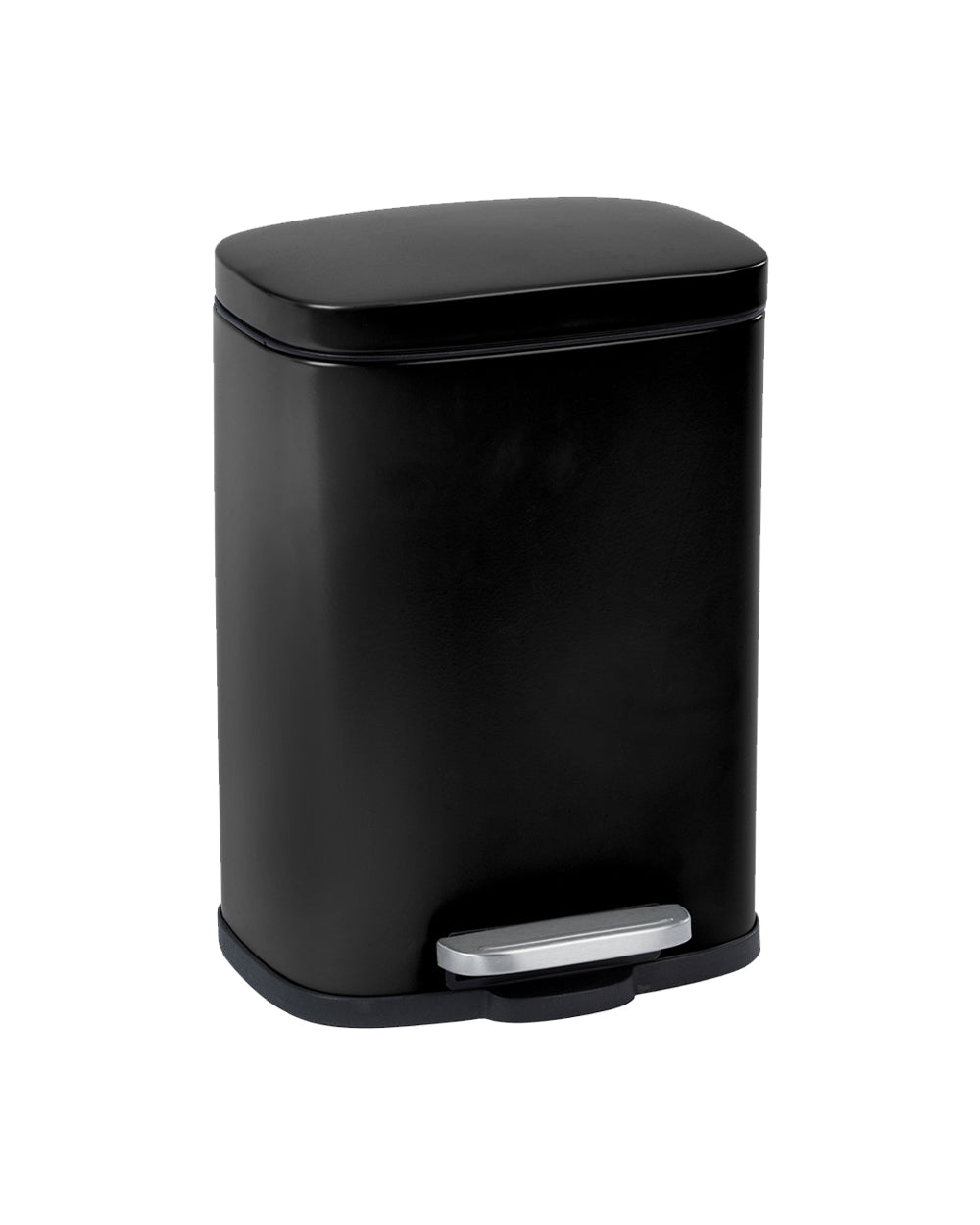Wenko Pedal Bin Leno Easy Close 5 Liter Black