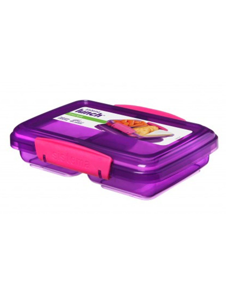 Sistema Small Split Lunch 350ML Purple
