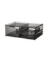 Sarrah Tanno RPET 3 Drawer Cosmetic Organizer Matte Black