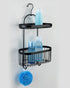 Wenko 2 Tier Bathroom Caddy Classic Plus Black
