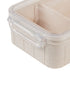 Simplify 2 Pack Eco Wheat Lunch Box With Clear Lid 800ML 1 Piece
