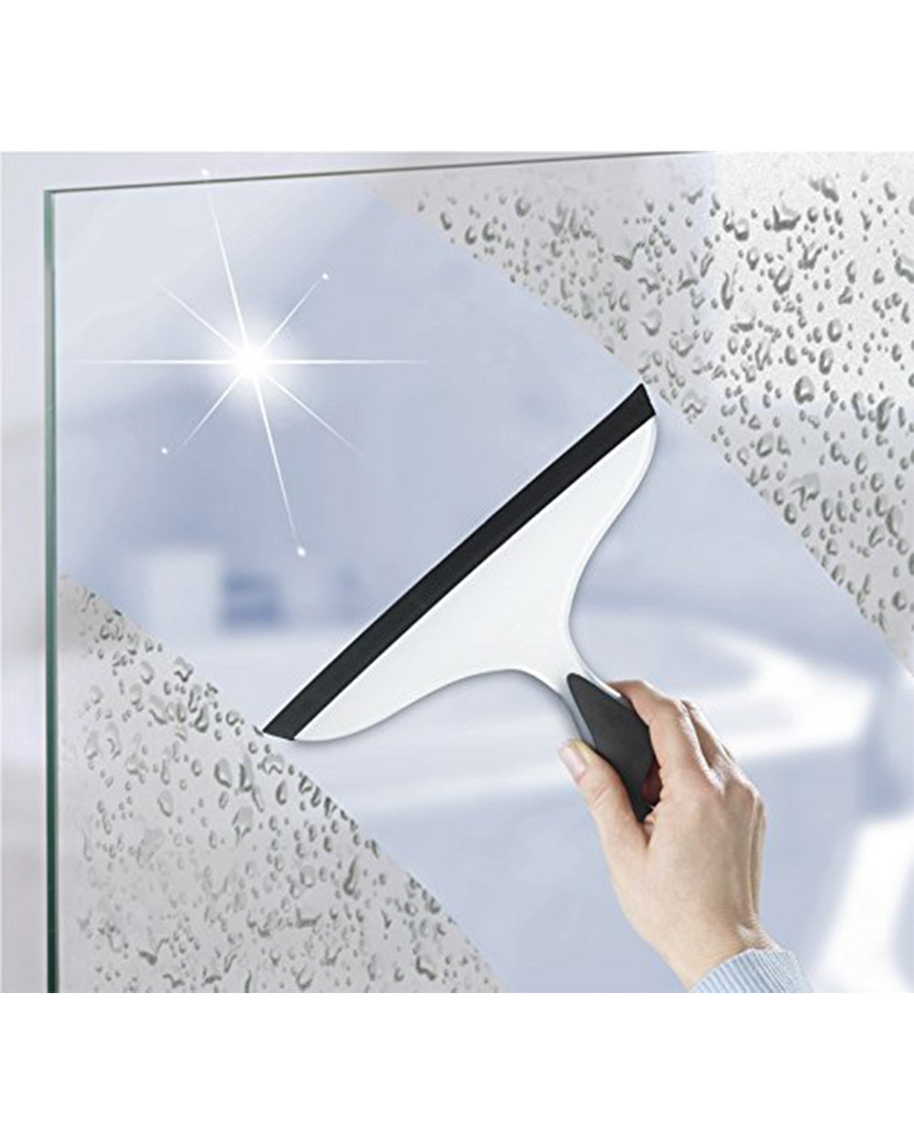 Wenko Bathroom Squeegee Mod. Loano White & Black