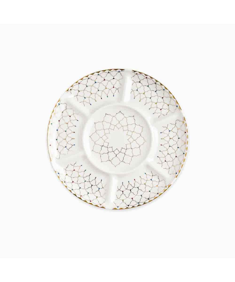 Rosa Zina Serving Dish 7 Compartment