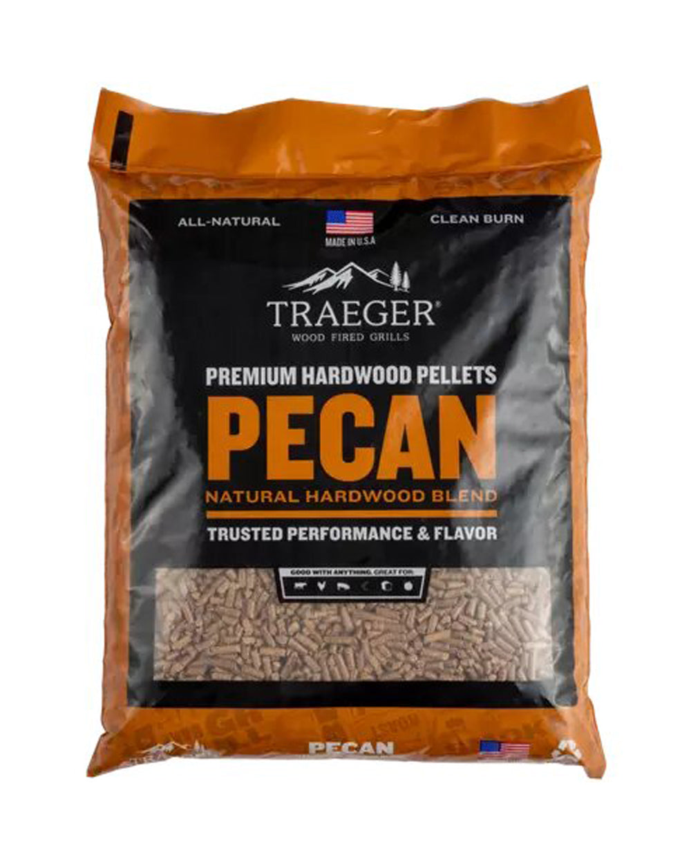 Traeger Pecan Bbq Wood Pellets 9Kg Bag