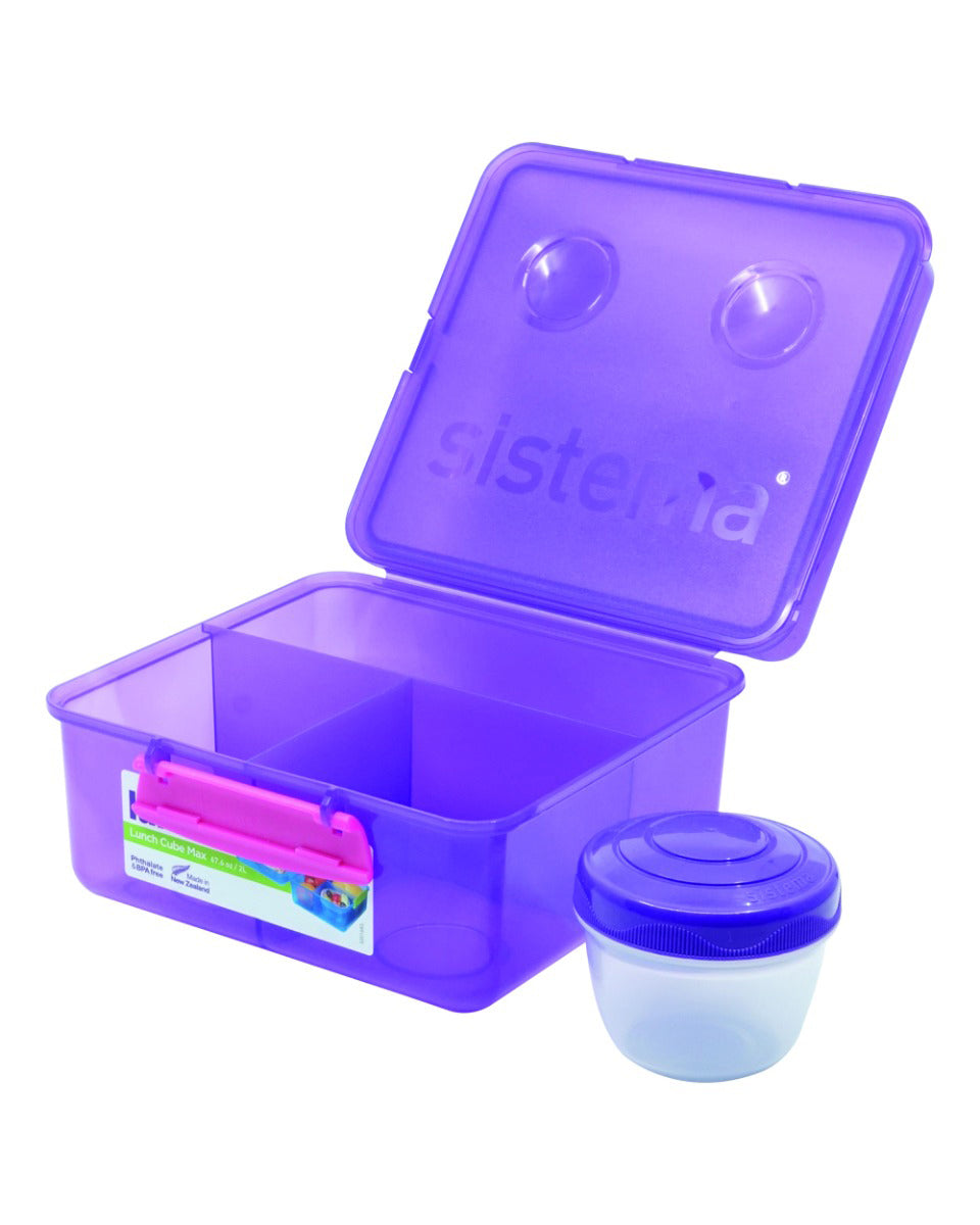 Sistema Lunch Cube Max With Yogurt 2L Purple