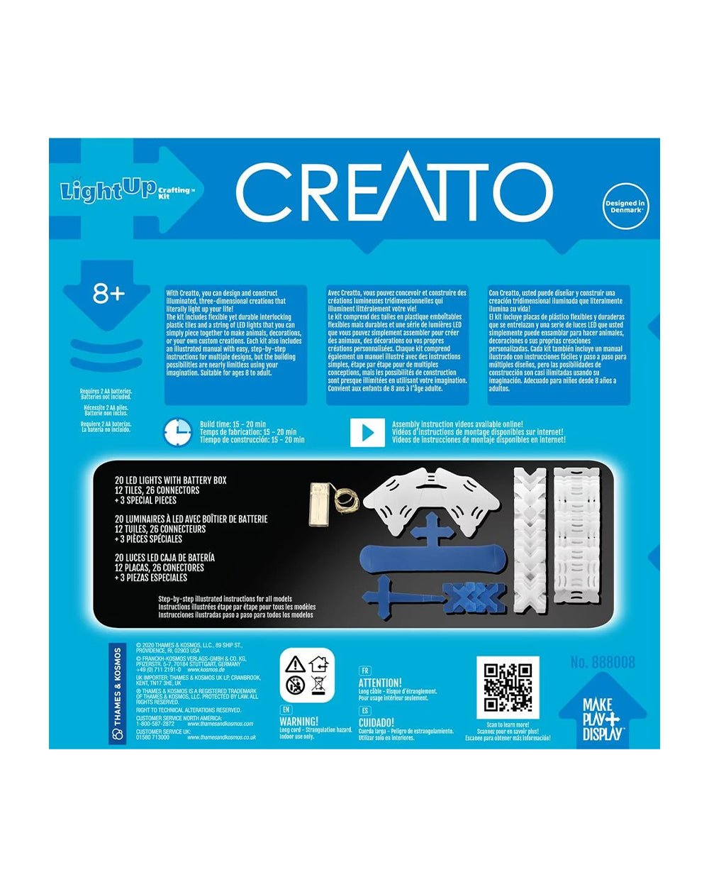 Thames & Kosmos Creatto Polar Light-Up Crafting Puzzle Kit