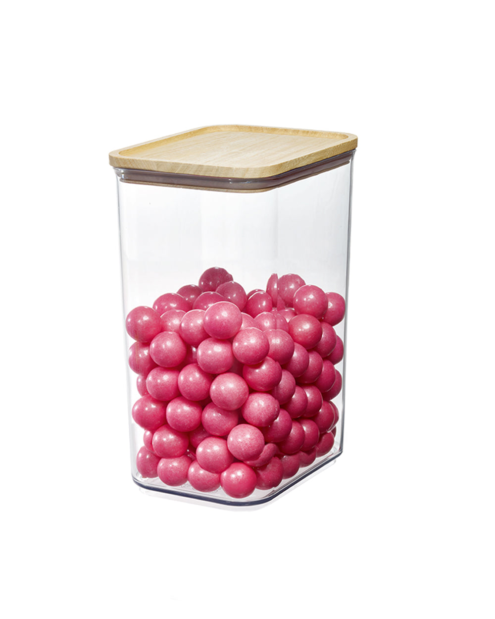 Rosanna Pansino Recycled Plastic Canister with Wood Lid 13.3 Cups