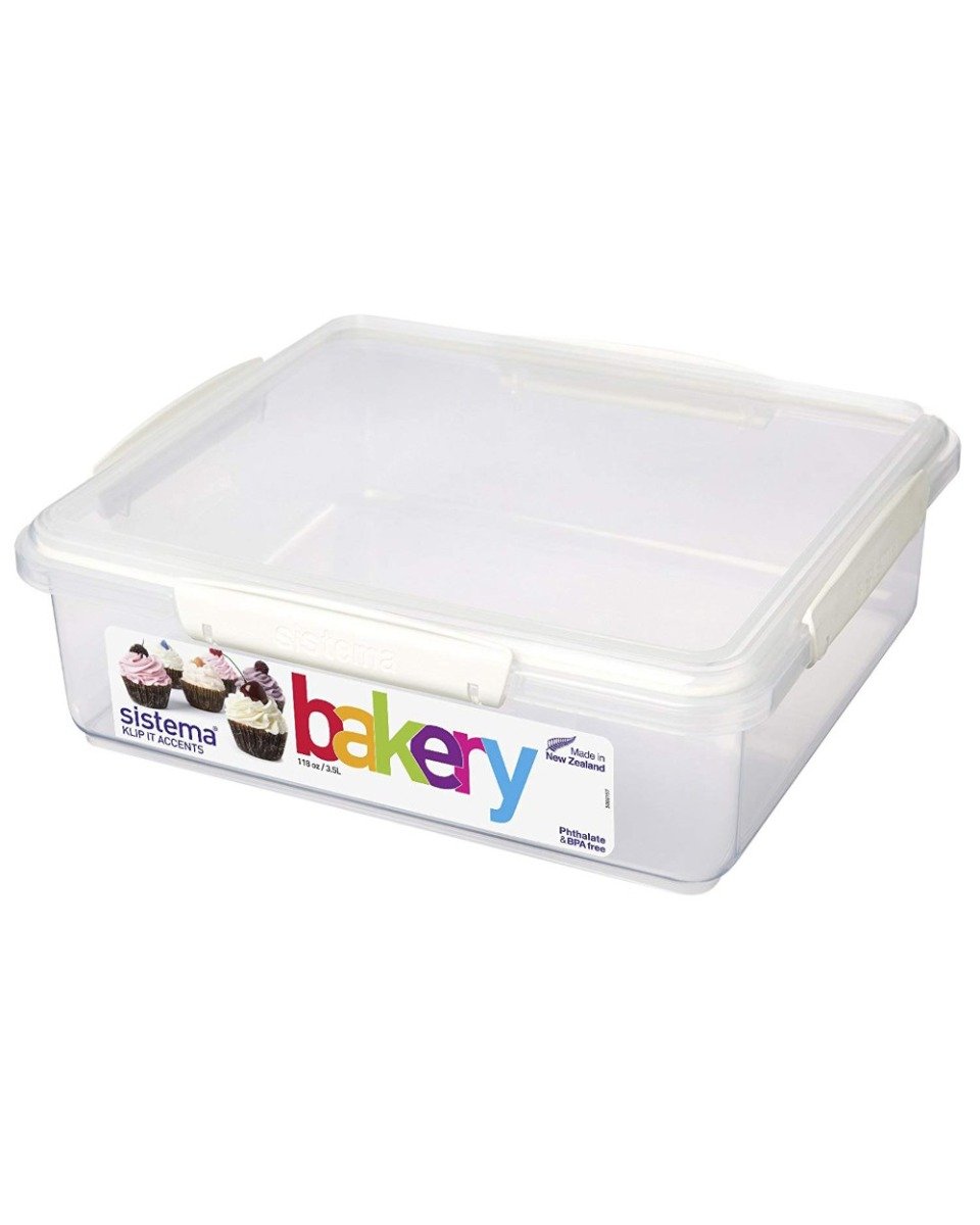 Sistema 3.5L Bakery Box Accents White Clip